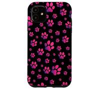 Perros Gatos Patas, para Mujeres y niñas, Amantes de los Animales de Mascotas Carcasa para iPhone 11