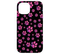 Perros Gatos Patas, para Mujeres y niñas, Amantes de los Animales de Mascotas Carcasa para iPhone 15