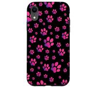 Perros Gatos Patas, para Mujeres y niñas, Amantes de los Animales de Mascotas Carcasa para iPhone XR