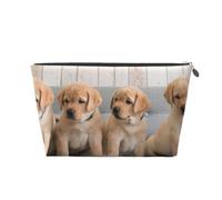 Perros Golden Retriever Cachorros Perros Labrador, Bolsa de artículos de tocador Bolsa de Maquillaje Bolsa de cosméticos Bolsa de artículos de tocador de Viaje portátil
