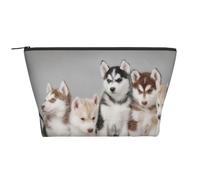 Perros Husky Husky, Bolsa de artículos de tocador Bolsa de Maquillaje Bolsa de cosméticos Bolsa de artículos de tocador de Viaje portátil