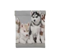 Perros Husky Husky, Squeeze Top Wallet Bolsa de Almacenamiento para Mujer Monedero pequeño Bolsa de Cambio
