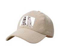 Perros Husky Impresos, Gorra de béisbol de Pana para Hombres y Mujeres, Ajustable, clásica, para papá, Sombreros de Camionero