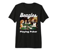 Perros Jugando Al Poker Beagles Perro Beagle Juego De Cartas Camiseta Premium