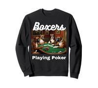 Perros Jugando Al Poker Boxers Perro Boxer Juego De Cartas Sudadera