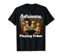 Perros Jugando Al Póquer Perro Golden Retriever Retrievers Camiseta