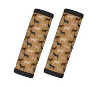 Perros Labrador Retriever Lindo Labrador Amarillo Labrador Chocolate, 2 piezas de fundas para asas de equipaje, cubiertas suaves y cómodas para asas de equipaje. Etiqueta para equipaje.