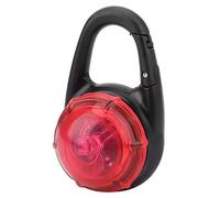 Perros Linterna Luz LED Linterna Llaveros Clips de luz de advertencia Luz intermitente LED Colgante de seguridad para perros para acampar Senderismo Caminar(Rojo)