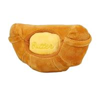 Perros Mastican Juguetes Chirriantes, Costuras Finas Interactivas Múltiples Múltiples Lindos Croissant Dog Juguete Que Mejora Las Relaciones para los Cachorros para Gatitos