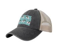 Perros Papillon Lindo Perro Spaniel Toy, Sombreros clásicos para papá, Gorras de Camionero Ajustables, Gorra de béisbol de Malla de Vaquero