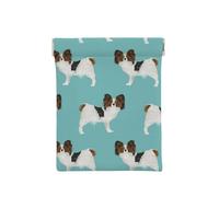Perros Papillon Lindo Perro Spaniel Toy, Squeeze Top Wallet Bolsa de Almacenamiento para Mujer Monedero pequeño Bolsa de Cambio