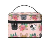 Perros pastores australianos Perros australianos marronesBolsa de Maquillaje, Bolsa de Cosméticos Portátil para Mujer-Organizador de Cosméticos de Viaje, Regalo para Momentos Especiales