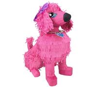Perros piñata rosa caniche cumpleaños infantil