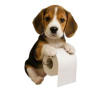 Perros Porta Papel Perros, Portarrollos Perros Dachshund, Perros Realista Impreso 3D Perros Toallero de Papel Toallero Divertido Animal Decorativo Portarrollos de Papel Higiénico