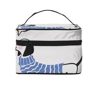 Perros Pug Tristes MascotasBolsa de Maquillaje, Bolsa de Cosméticos Portátil para Mujer-Organizador de Cosméticos de Viaje, Regalo para Momentos Especiales