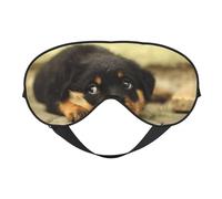 Perros Rottweiler Perros Lindos Cachorros Mascotas Pequeños, Cubreojos completos Antifaz bloqueador de luz Antifaz para dormir Antifaz suave con los ojos vendados Noche