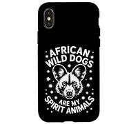 Perros Salvajes Africanos Animales Espíritu Carcasa para iPhone X/XS
