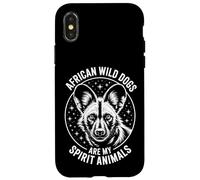 Perros Salvajes Africanos Animales Espíritu Carcasa para iPhone X/XS