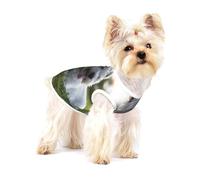 Perros Westie Lawn West Highland White Terrier,Camiseta de algodón sin Mangas para Mascotas, Chaleco Transpirable, Suave y elástico para Cachorros,L