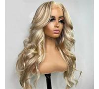 Perruque Blonde Miel, 33 X 10 Cm, Cheveux Synthétiques HD, Pour Cosplay