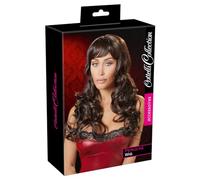 Cottelli Collection Peluca De Pelo Largo Ondulado Marrón Oscuro 60 Cm