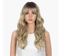 Perruque Lace Front Synthétique Avec Frange, Pour Cosplay
