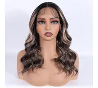 Perruque Lace Front Synthétique Courte Et Ondulée De 40 Cm, Bouclée, Pour Cosplay