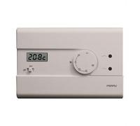 Perry 1TPTE400.B Termostato Ambiente Pared Blanco Slim 3V Reducción De Nocturna