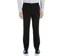 Perry Ellis Men's Modern Fit Solid Stretch Resolution Dress Pant, Black, 42W x 30L