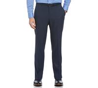 Perry Ellis Portfolio - Pantalones de Vestir para Hombre, Ajuste Moderno, no Necesita Planchado, Parte Delantera Plana elástica (Talla de Cintura 30-42), Índigo (Mood Indigo), 36W x 30L