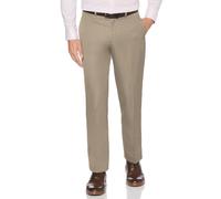 Perry Ellis Portfolio Performance - Pantalón de Vestir para Hombre, Ajuste Moderno, no Necesita Planchado, Parte Delantera Lisa elástica (Tallas de Cintura de la 30 a la 42), Toast, 34W x 30L