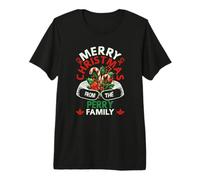 Perry Family - Disfraz navideño de bastón de Caramelo para Fiesta a Juego Camiseta Premium