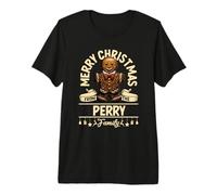 Perry Family - Disfraz navideño de Hombre de Jengibre a Juego Camiseta Premium