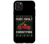 Perry Family Ugly Christmas Sweater Red Truck Funny Xmas Carcasa para iPhone 11 Pro MAX
