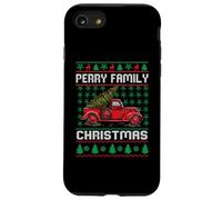 Perry Family Ugly Christmas Sweater Red Truck Funny Xmas Carcasa para iPhone SE (2020) / 7/8