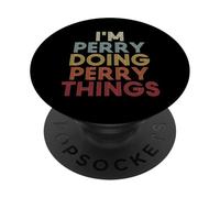 Perry Name Perry Personalized Name First Given PopSockets PopGrip Adhesivo
