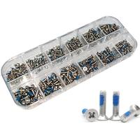 Persberg Kit surtido de tornillos electrónicos de repuesto para computadora portátil de 12 tamaños, 360 unidades, color plateado, M2 M2.5 M3, para Lenovo Toshiba Gateway Samsung HP IBM Dell Sony Acer Asus HardDisk SATA SSD (11)