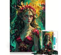 Perséfone, Reina de los Reinos Duales, Rompecabezas de 1000 Piezas para Adolescentes Juguete de lógica sólida Diversión pacífica Corte de precisión Regalo increíble (38x52cm)