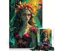 Perséfone, Reina de los Reinos Duales, Rompecabezas de 1000 Piezas para Adultos, Juguete Inteligente para el hogar, Disfruta de Bordes Afilados, Artículo de Santa Claus (38x26cm)