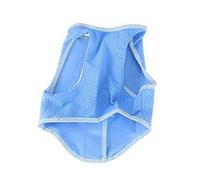 PERSELOSO 1 Pieza Chaleco Refrescante para Perros Ropa de Verano Transpirable Diseño y Cómodo para Mascotas Cálidos Azul