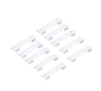 PERSELOSO 10 Piezas Pestañas de Reparación para de Metal Juego de Clips de Reemplazo para Cortinas Accesorios para Hogar Compatible con Cortinas Metal