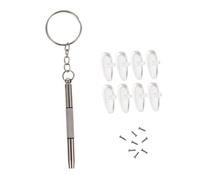 PERSELOSO 1juego Almohadillas De Silicona Para Gafas Destornillador Antideslizantes y Ajustables Mejora La Sujeción y Confort De Tus Lentes