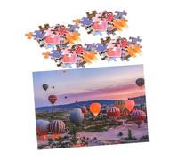 PERSELOSO 1juego Puzzle De Papel Colorido Paisaje Globo Aerostático Educativo para y Creativo para Desarrollar Habilidades Cognitivas