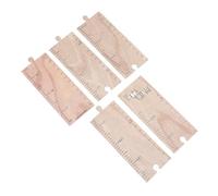 PERSELOSO 1juego Régimen De Altura Infantil De Madera Para Decoración De Pared Medidor De Crecimiento Sin Perforación Para Habitaciones De Niño Niña