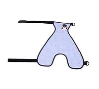 PERSELOSO 1pieza Bib Ajustable para Mascotas Cubierta De Abdomen Ligera y Transpirable Patrón para Perros y Cachorros Azul