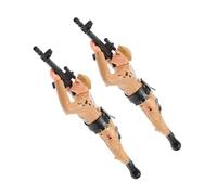PERSELOSO 2 Figuras De Soldados del Ejército Eléctricos Que Gatean, Juguetes De Plástico para Gatear, Interacción Entre Padres E Hijos, Ideal para Niños.