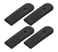 PERSELOSO 2 Pares de Cubiertas de Manija de Extensión de Freno de Silla de Ruedas de Goma Negro Fácil Instalación Que Mejora el Control del Frenado para Accesorios de Silla de Ruedas