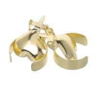 PERSELOSO 2 Piezas Apagavelas de Metal en Forma de Corazón Extintor de Velas Dorado Diseño de Tapa para Velas Grandes Decorativo
