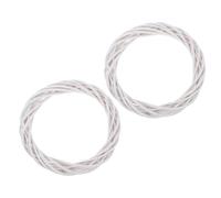 PERSELOSO 2 Piezas de Vid de Sauce Redonda para Decoración Rústica y Manualidades DIY, Materiales Naturales para Guirnaldas y Adornos en Espacios de Vida