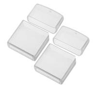 PERSELOSO 2 Piezas Funda Protectora de Plástico para Mecheros de Keroseno de Diseño Transparente y Elegante Compatible con Zippo Protección Desgaste Diario